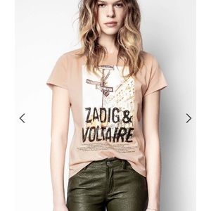NWOT Zadig&Voltaire
Zoe photo-print cotton T-shirt